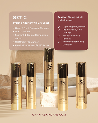 Set C - Young Adults with Dry Skin