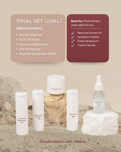Trial Set - Oily, Acne Skin.