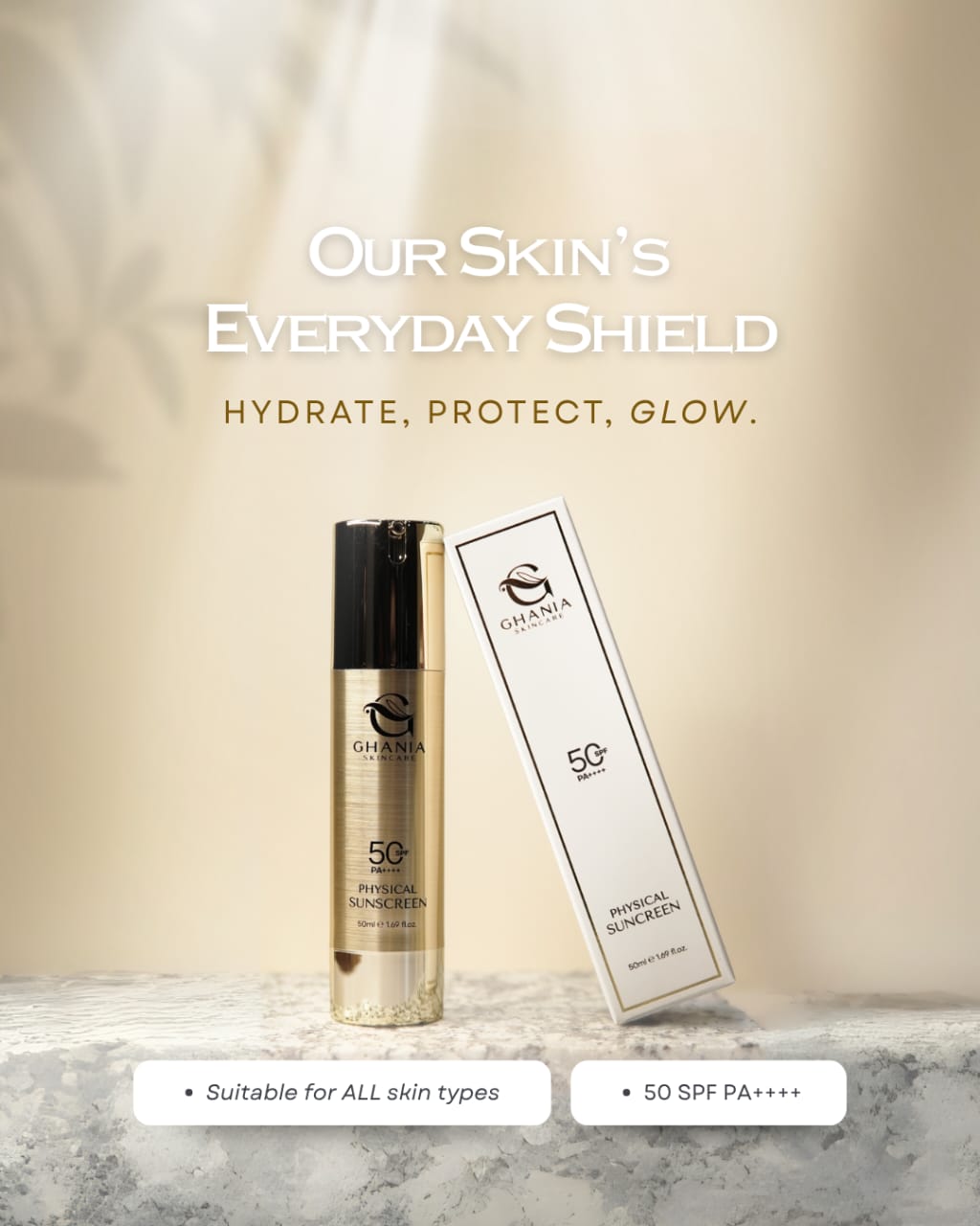 Physical Sunscreen - Pure Protection, Zero Compromise.